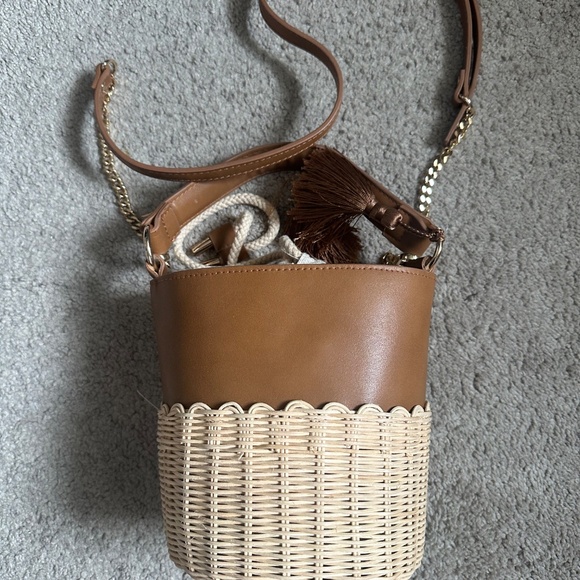 Aldo Woven Drawstring Bucket Bag - Picture 7 of 7